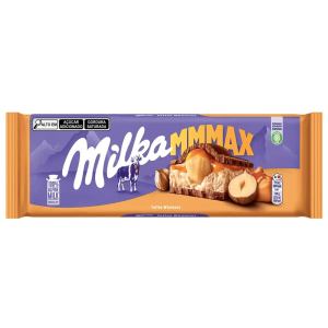 MILKA CHOCOLATE CARAMELO E AVELA INTEIRAS 300G