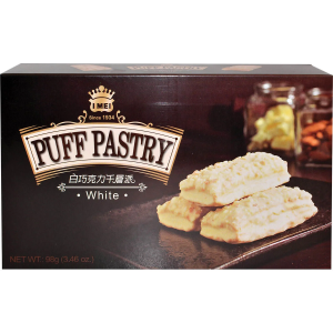 IMEI BISCOITO FOLHADO DE CHOCOLATE BRANCO 98G