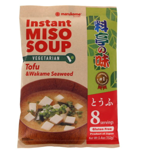 MARUKOME MISSOSHIRO WAKAME E TOFU VEGETARIANO 152G