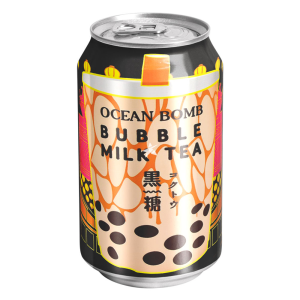 OCEAN BOMB BUBBLE MILK TEA SABOR ACUCAR MASCAVO 315ML