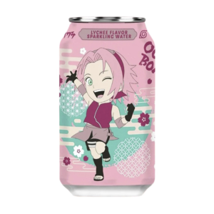 OCEAN BOMB NARUTO SAKURA REFRIGERANTE LICHIA 330ML