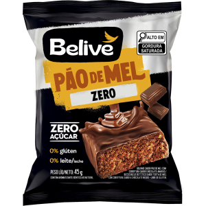 BELIVE PAO DE MEL S/ ACUCAR 45G