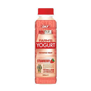 OKF REFRESCO SABOR YOGURT MORANGO 500ML