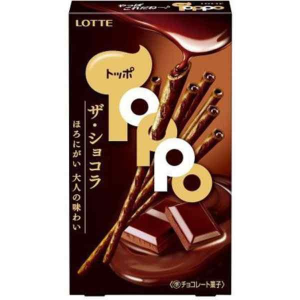 LOTTE BISCOITO TOPPO THE CHOCOLAT 72G