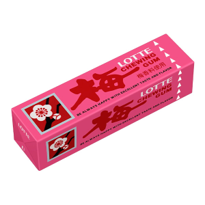 LOTTE CHICLETE SABOR UME (AMEIXA JAPONESA) 27G