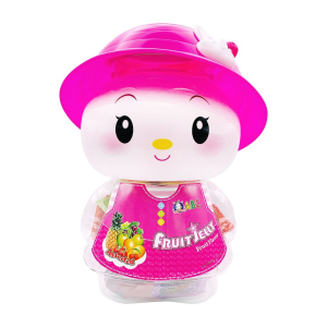 ABC GELATINA SABOR FRUTAS MISTAS BONECO ROSA 676G