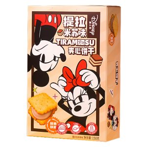 DISNEY BISCOITO C/ RECHEIO DE TIRAMISSU 150G