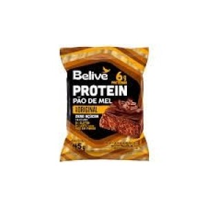 BELIVE PAO DE MEL ZERO ACUCAR PROTEIN S/G S/L 45G
