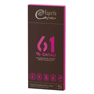 ESPIRITO CACAU CHOCOLATE 61% 80G