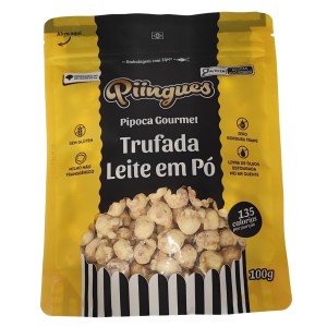PIINGUES PIPOCA GOURMET TRUFADA LEITE EM PO 100G