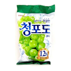 BALA JELLY SABOR UVA VERDE 72G LOTTE