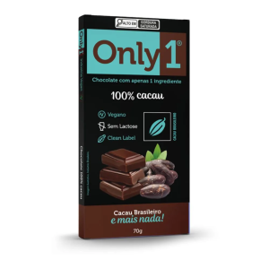 ONLY4 CHOCOLATE 100% CACAU 70G