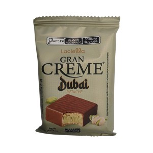 LACIELLA GRAN CREME DUBAI WAFER C/ PISTACHE E CHOC AO LEITE 40G