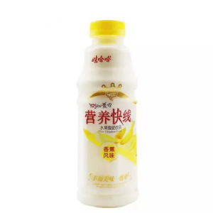 WAHAHA BEBIDA A BASE DE LEITE SABOR BANANA 500ML