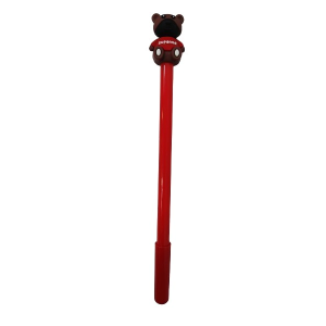 POLIBRINQ CANETA ESF 0.5MM PRETA DIVERTIDA PETS SORT SB011